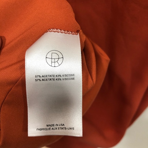 THE ROW Essentials Marina Orange Shift Dress, 10 - Picture 5 of 5